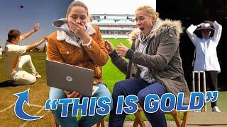 CLUB CRICKET FAILS! Nat & Katherine Sciver-Brunt react to That's So Village!