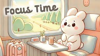 Focus Time Lofi  1 Hour Cafe Song  Study Lofi  cute & relaxing music  Make Your Day Better