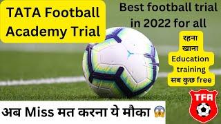 TATA Football Academy Trial | TFA Football Trial 2022 | Best ever football trial of this year