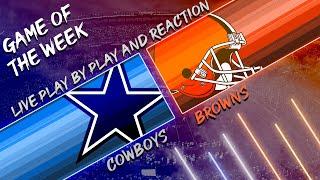 Cowboys vs Browns Live Play by Play & Reaction