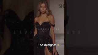 The designer Vs. The designs  #fashion #sherrihill #runway #promdress