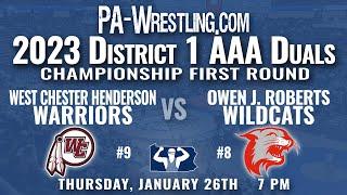 2023-01-26 West Chester Henderson at Owen J. Roberts (District 1-AAA first round)