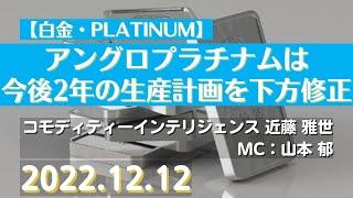 【#白金】アングロプラチナムは今後2年の生産計画を下方修正(22.12.12)#商品先物/投資情報@Gold-TV_net