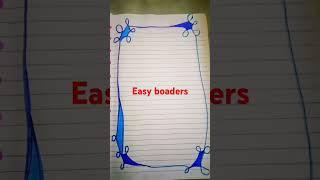 Easy boarder designs#art#hardwork#like#subscribe my channel