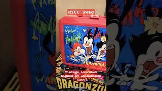 #vintage #90s Lunch Box Signed by the Cast of Animaniacas at #NYCC #cool #shopping #fun