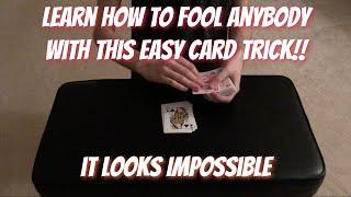 This BEGINNER Level Card Trick Fools Magicians. Best Card Trick Performance/Tutorial