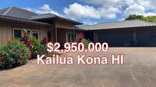 $2,950,000 Home for Sale Kailua Kona, HI