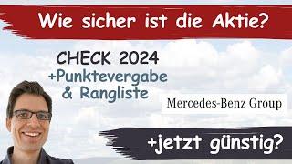 Mercedes-Benz Group (Daimler) Aktienanalyse 2024: Wie sicher ist die Aktie? Jetzt günstig kaufen?