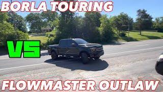 Ford F-150 5.0L V8 COYOTE BORLA TOURING Vs FLOWMASTER OUTLAW!