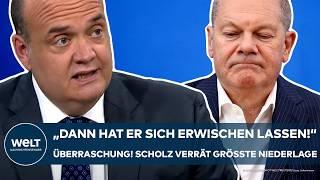 OLAF SCHOLZ: "Das hatte er bis jetzt noch nicht so gesagt!" Kanzler verrät seine größte Niederlage!