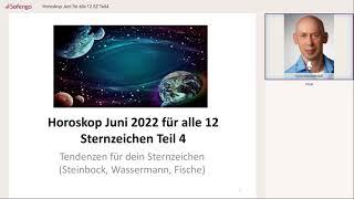 Horoskop Juni für alle Sternzeichen Teil 4