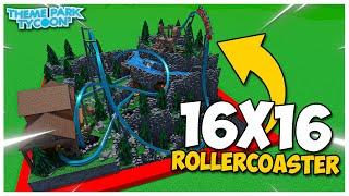 Can You Build ROLLERCOASTER in a 16x16 Space in Theme Park Tycoon 2?!