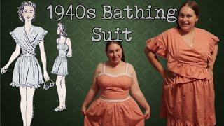 A 1940s Inspired Bathing Suit || Dressing the 20th Century Woman