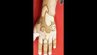 Easy back hand mehndi design - mehndi designs easy and simple #shorts
