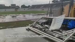 Condiciones de la cancha alterna y del Estadio Olímpico Félix Sánchez FIFA WWCU17