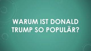 Warum ist Donald Trump so populär?