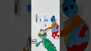 Doey doughman X pianosurus poppy 4 || #poppyplaytimechapter4gameplay #pianosaurus #poppy4 #shorts