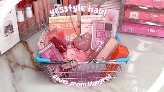 AFFORDABLE k-beauty must-haves  Relaxing YesStyle makeup haul unboxing clean girl aesthetic