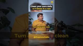 He explains how performing this easy exercise of cleaning your aura 4-7 times#shorts