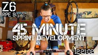 Indoor Cycling Workout | 45 Minute Anaerobic Development Intervals: Fitness Training