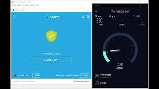 【Hide.me VPN】Review United Kingdom Speed Test ️️️️