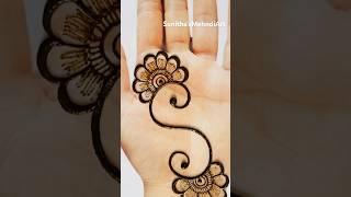 S Alphabet Beautiful Mehndi️ #shorts #viral #ytshort #youtubeshorts #mehndi #sunithasmehndiart