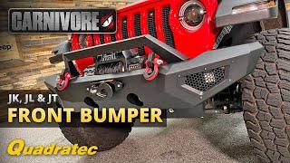 Carnivore Front Bumper for Jeep Wrangler JK, JL & Gladiator JT