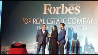 Mr Mahmood Shaikhani, MD - Shaikhani Group receiving the perstigious Forbes award