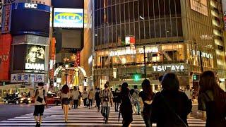 【4K】Tokyo Night Walk - Shibuya 夜の渋谷 繁華街を歩く    2020.08