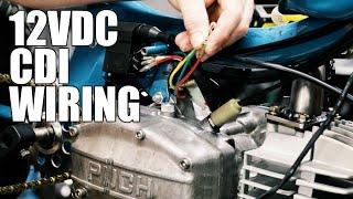 VLOG (confusing) Puch Moped Wiring. 12v DC Voltage Regulator and LED lights