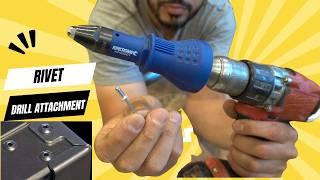 Turn your drill into a rivet gun