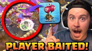 Top Rank Player FALLS For PERFECT BAIT (Clash of Clans)