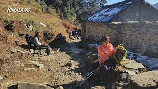 히말라야 설산 파노라마 뷰 고라파니 가는 길 Day2-2 | Trek in the Himalayas