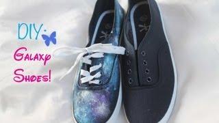 DIY Galaxy Shoes!