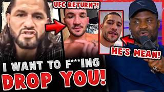 Jorge Masvidal wants to "F**ING DROP" Michael Chandler! Francis Ngannou & Alex Pereira! Merab UPDATE