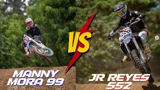 Manny Mora 99 Vs Jr Reyes La Mejor Carrera de Motocross Mx que podras VER en Tu VIDA