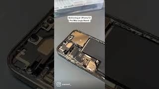 Removing an iPhone 13 Pro Max logic board #shorts #iphonerepair