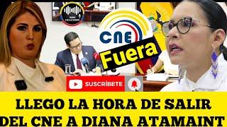 DIANA ATAMAINT SE LLEGO LA HORA DE SALIR DEL CNE Y TOMAR EL MANDO A LOS SUPLENTES NOTICIAS RFE TV