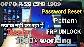 Oppo A5S Password Pattern and FRP Reset by UMT MHKS Mobile Engineer