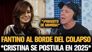 FANTINO AL BORDE DEL COLAPSO POR CRISTINA CANDIDATA EN 2025