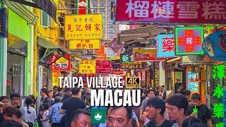 Macau — Taipa Village Walking Tour【4K】