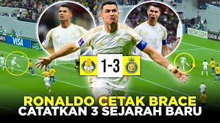 CETAK 2 GOL KE GAWANG AL GHARAFA DI LIGA CHAMPIONS ASIA, RONALDO KEMBALI CATATKAN 3 SEJARAH BARU