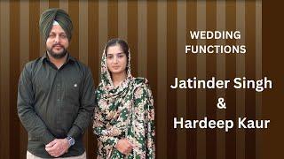 LIVE WEDDING FUNCTIONS || JATINDER SINGH & HARDEEP KAUR|| DASMESH CLASSIC STUDIO ||MOB.98721-03696