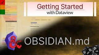 Obsidian - Getting Started with Dataview