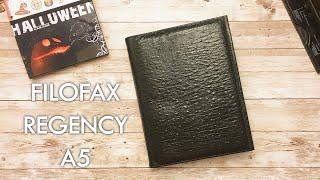 Filofax Regency A5 Binder for Halloween Scrapbooking