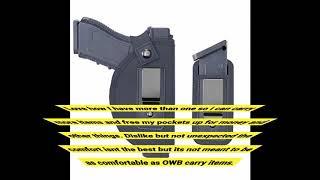 User Review: TACwolf IWB Inside Waistband Pistol Handgun Magazine Holster Pouch for Concealed C...