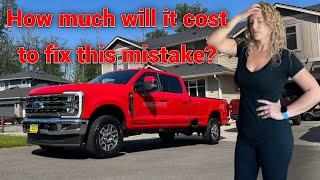 What did I do to my truck now? How much will it cost to fix this time?