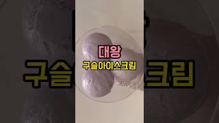 세상에 하나뿐인 아이스크림 #대용량#먹방#디저트#레시피#탕후루#집밥#요리#브이로그#icecream#asmr#mukbang