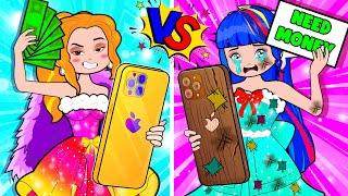 RICH Princess vs BROKE Princess: Who Will be Got Love From Alex?! | Poor Princess Life Animation