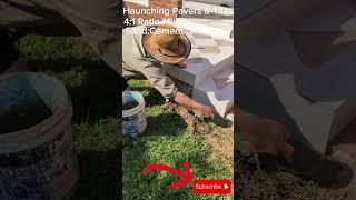 Haunching Pavers and Tiles #diy #diwhy #australia #renovation #